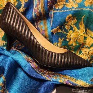 Karl Lagerfeld Quilted Black Heels